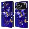 For iPhone 17 Pro Case 3D Pattern PU Leather Wallet Phone Cover with Stand