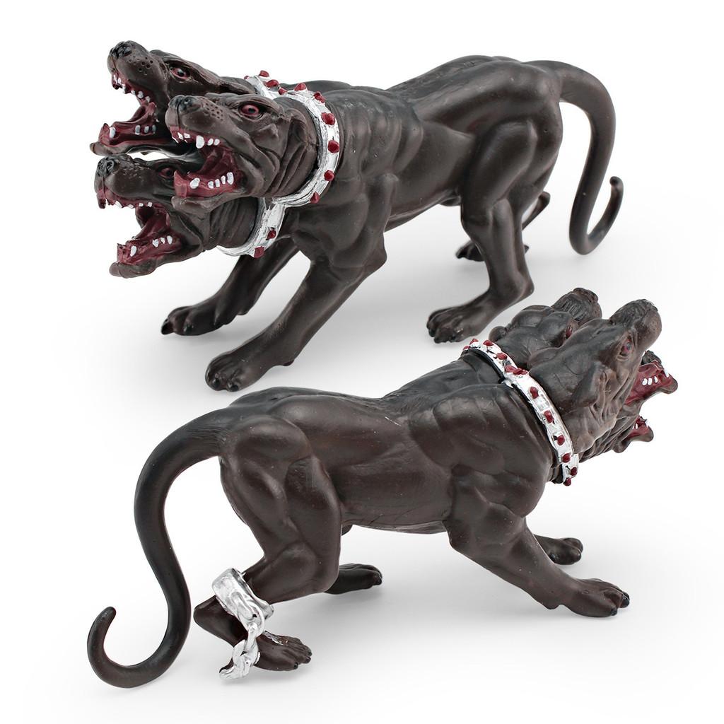 Mythical Creature Three Headed Dog Pvc Model For Kids Education And Collecting