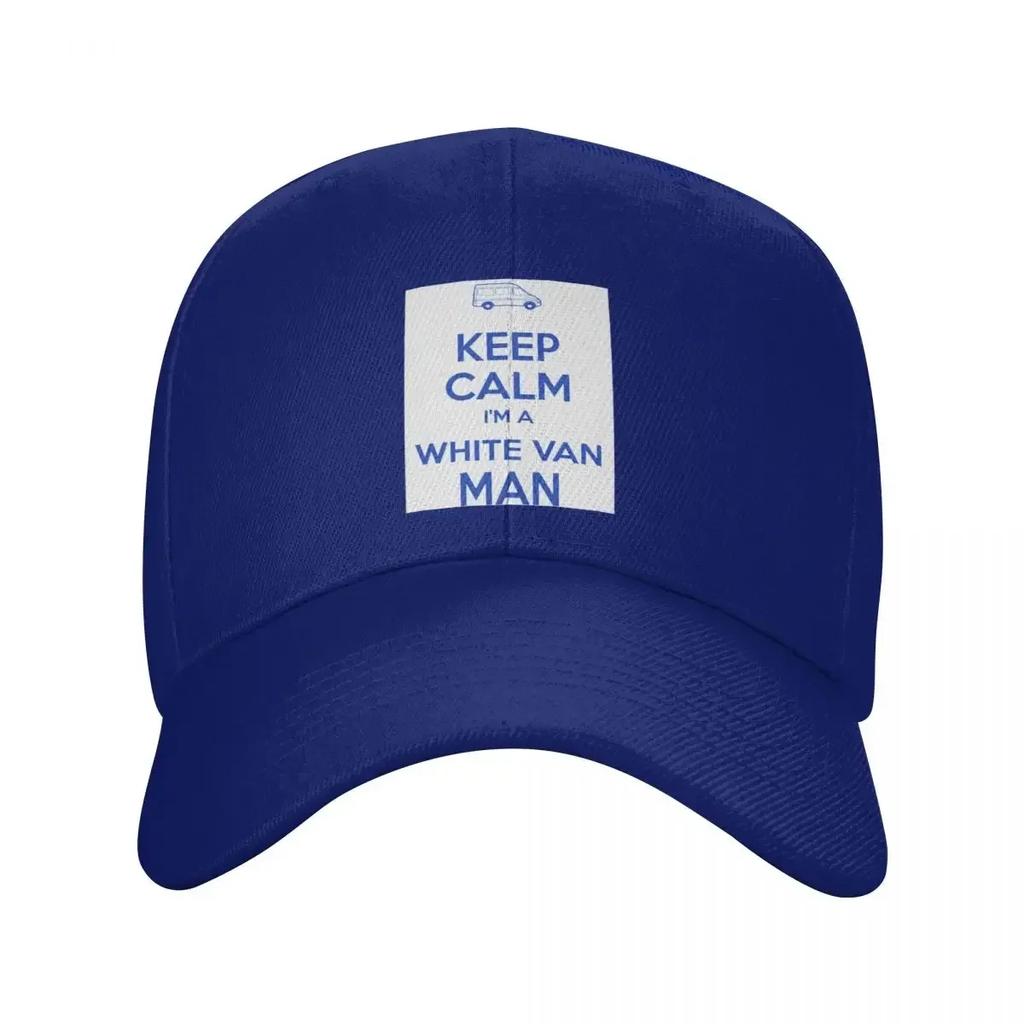 Keep calm Im a white van Unisex Baseball Cap party Hat Snap Back Hat Unisex hat Luxury Unisex Sun Hats For Women Unisexs