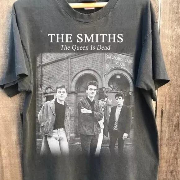 The Smiths Band Vintage The Smiths The Queen Is Dead Charcoal Unisex T-shirt