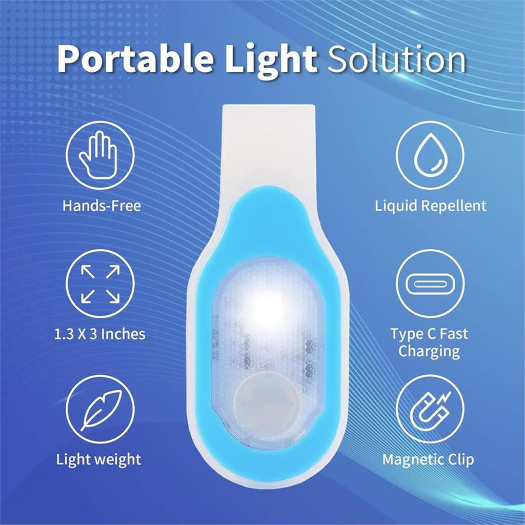 Nurse Light for Night Shift-Clip-on LED Flashlight for Badge Reel, Portable Nursing for Nurses,Healthcare Workers