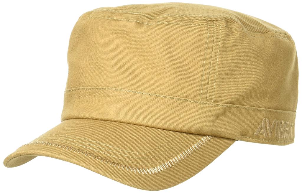 Avirex Standard Work Sizes Cap, Beige, 62.0-64.0cm