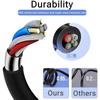 Play High Speed External 4/7 Ports Splitter USB Expander Individual LED Power Switch USB 3.0 Hub