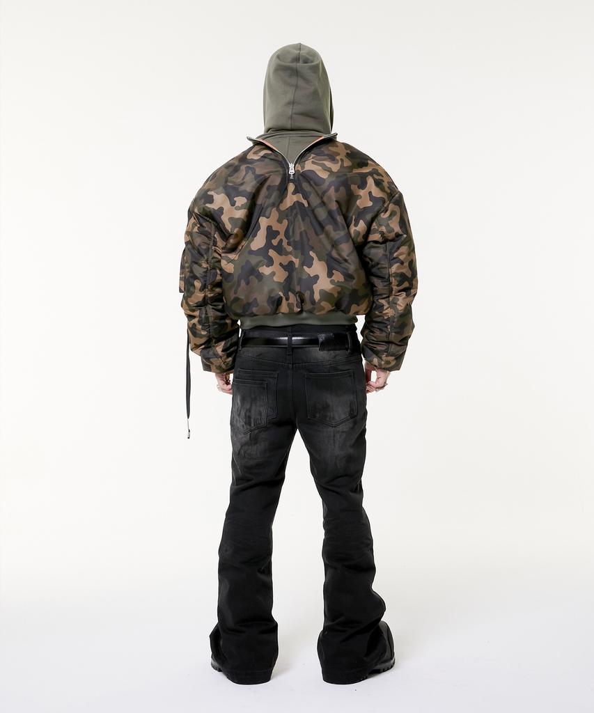 Anotheryouth Multi-Zipper Ma-1 - Camo