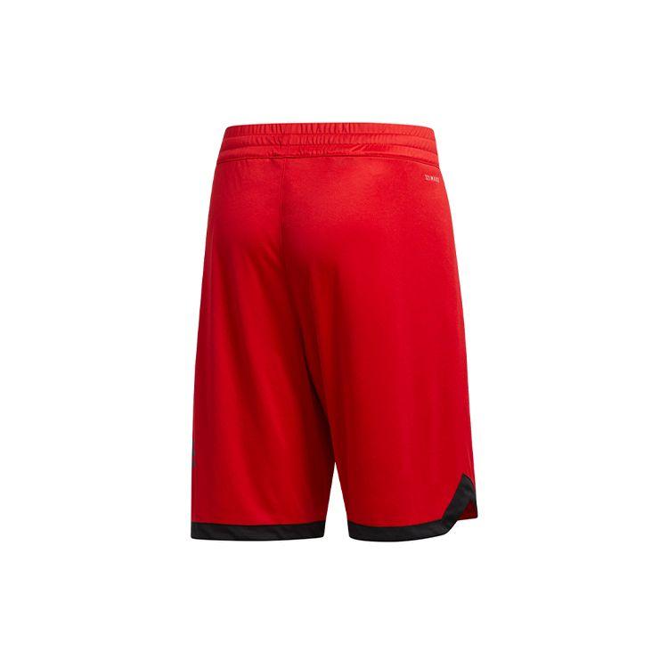 Adidas Running Training Basketball Shorts Men Bottoms Red DX6744