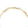 Saint Laurent Metal Nameplate Engraved Logo Bracelet Women Bracelet Brass Gold 757664Y15008030