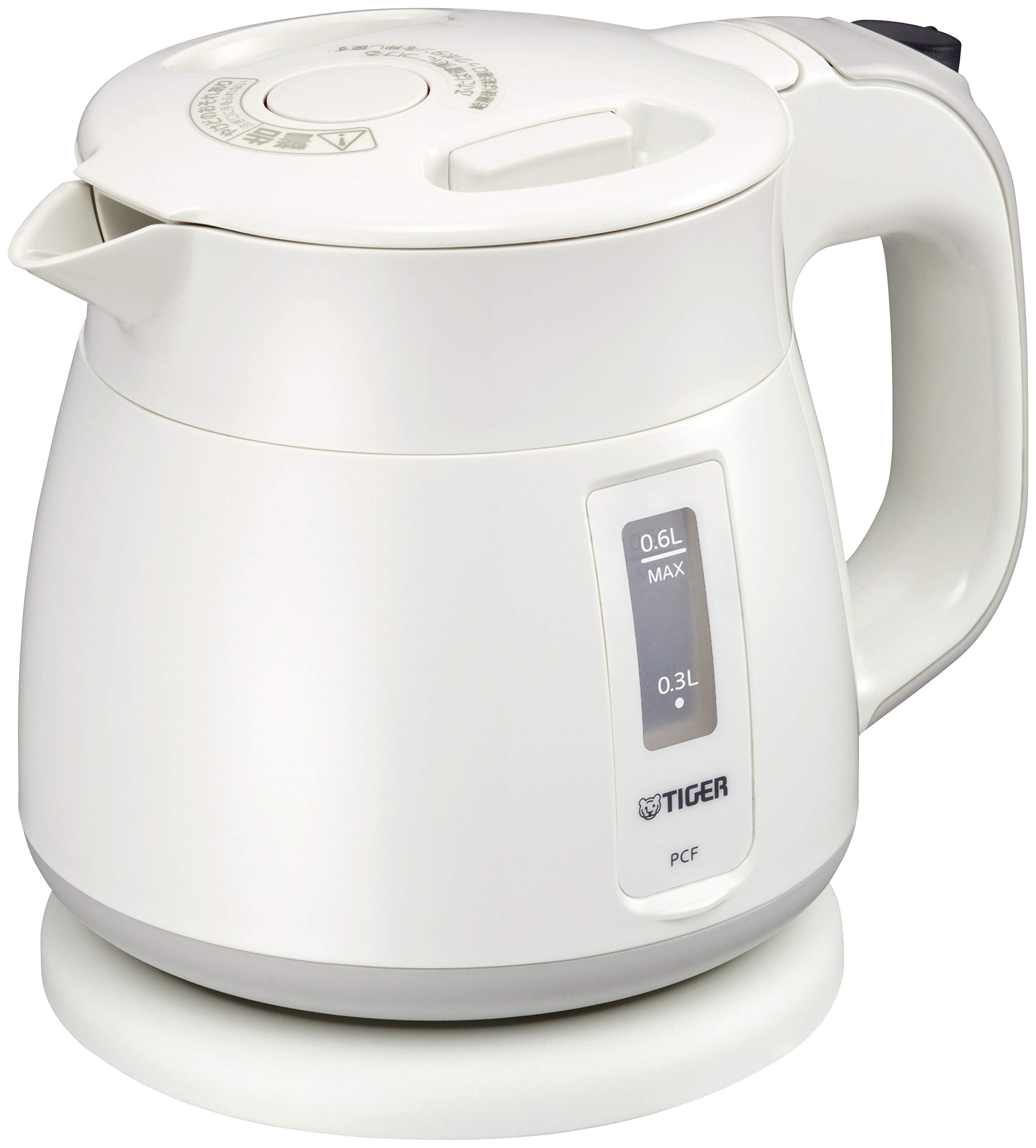 

Tiger Electric Kettle 600ml White Wakuko PCF-G060-W Tiger