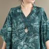 DIMANAF 2026 New Women Plus Size Summer Casual Long Dress Cotton Loose Oversize Maxi Print Floral Beach Sundress