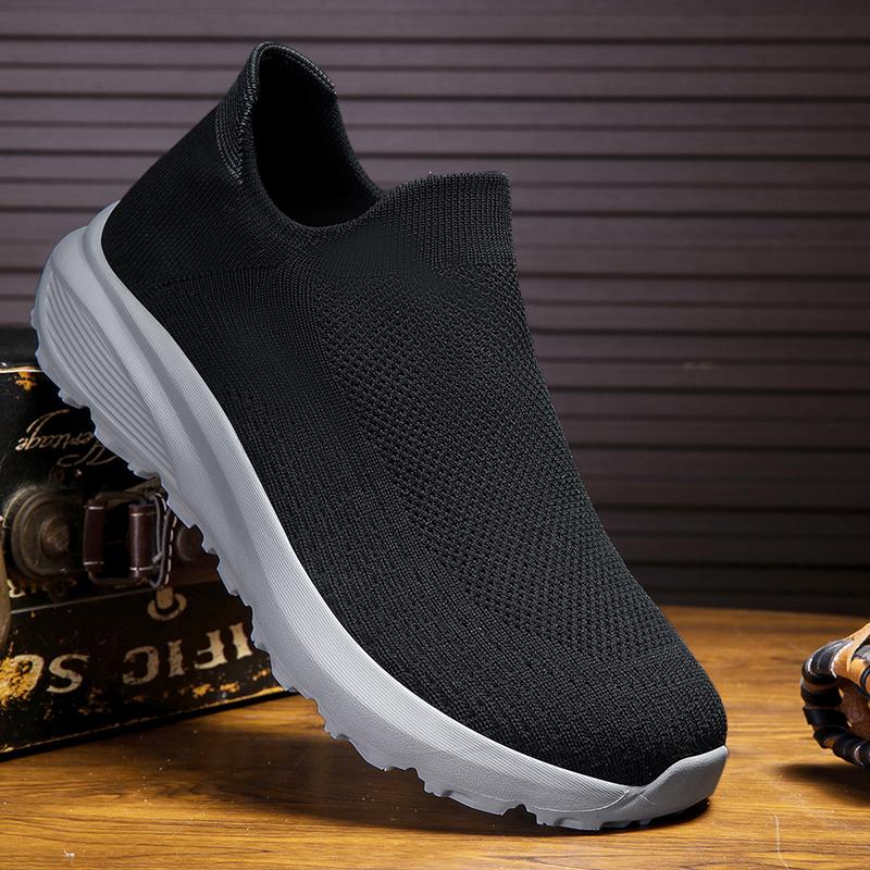 Spring and Autumn Men's Casual Shoes, Wide-foot Anti-slip Walking Shoes, Fashionable Men's Sports Shoes, Large Size 47