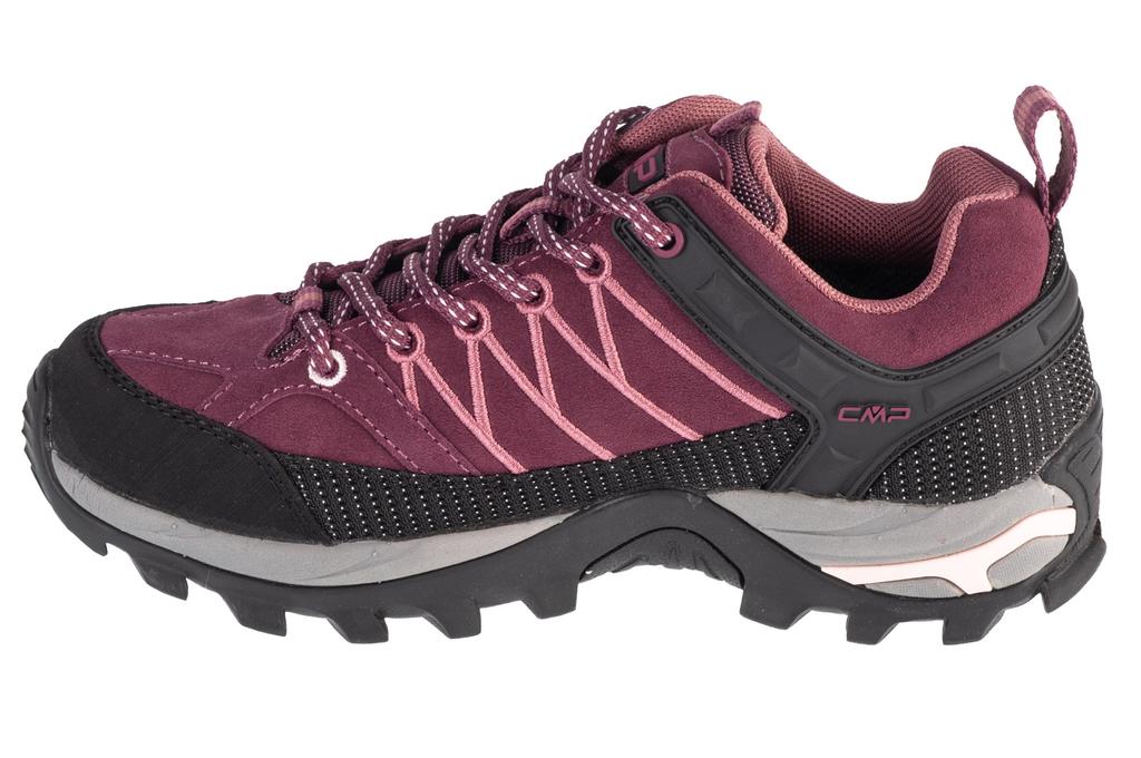 CMP Rigel Low, Womens burgundy Trekking shoes