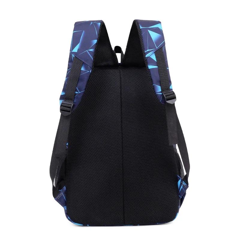 Crossten 3pcs/set High School Bags for Women Boys One Shoulder Bag Backpacks Big Student Travel Bag Men School Backpack Mochila
