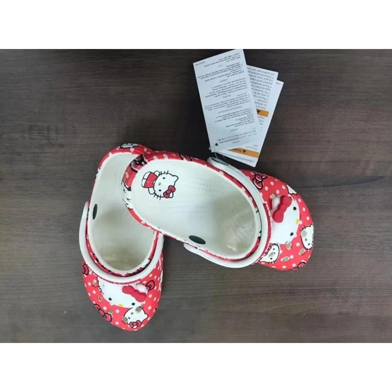 Miniso Hello Kitty Pochacco Melody Summer Children Cartoon Children Slipper Nonslip Soft Soled Wrap Toe Sandal Kid Birthday Gift