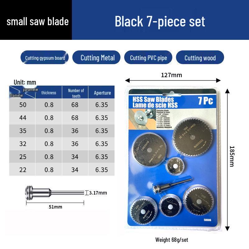 Mini High-Speed Steel Saw Blade for Woodworking and Plastic Cutting