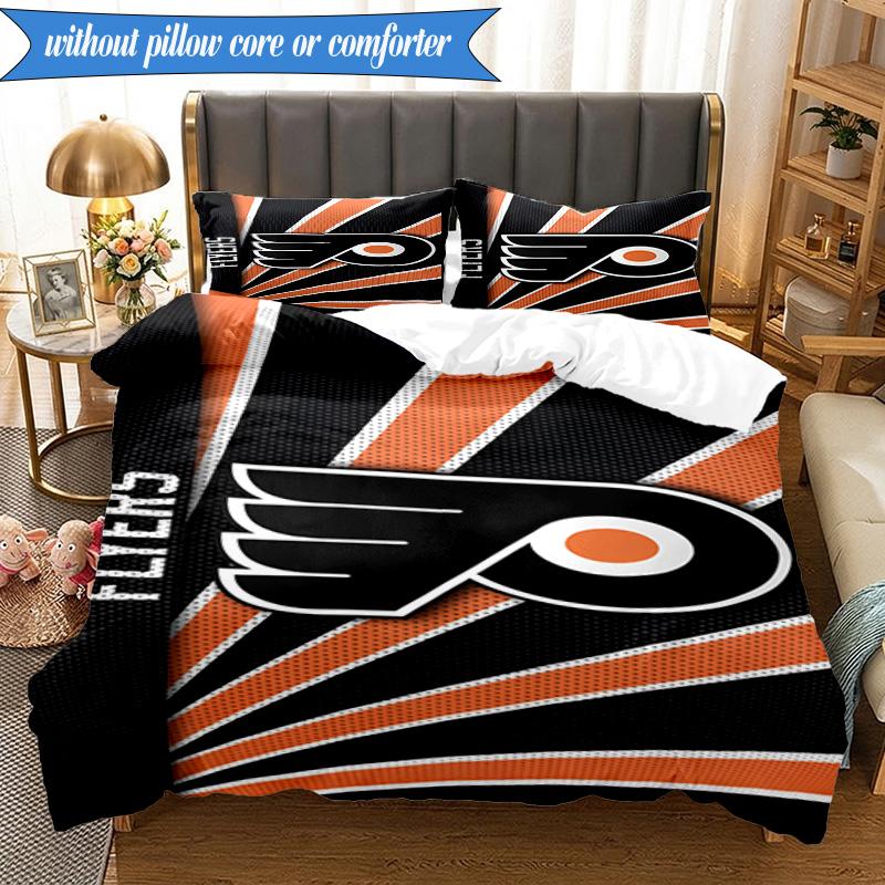 3PCS Flyers Team Logo Art Bedding Set,Including 1pc Duvet Cover And 2pcs Pillowcases Perfect for Bedroom, Dormitory, Fan Christmas gift
