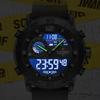 NAVIFORCE Men's Sports Watch Quartz Movement LCD Digital Watch Date Day Chronograph Waterproof Silicone Strap Boys Multifunctional Watch NF6104