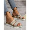 New Plus-size Sole Platform Fish Mouth Sandals for Women