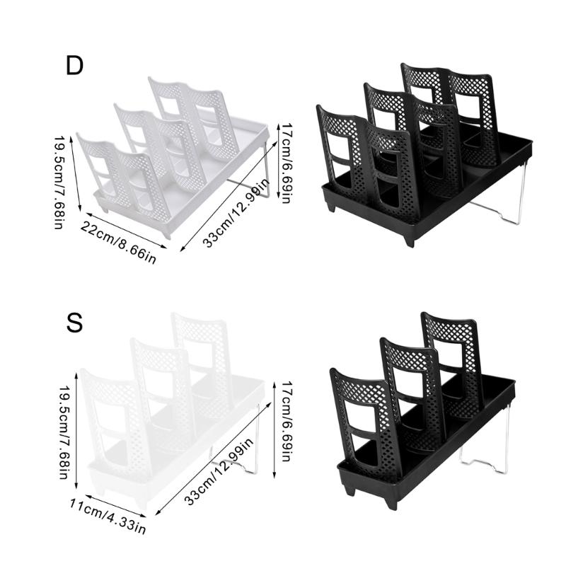 Disposable Cup Dispenser and Lid Storage Rack Cup Dispenser Cup Rack for Kitchen Bar or Break Room Organization