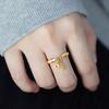 Vietnam Gold-Plated Copper Ring | Elegant Design | Fashionable Couple Style