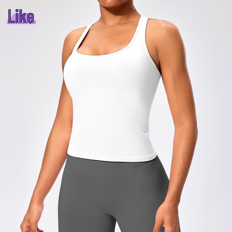 

Летняя майка-борцовка с подкладкой для бега, йоги и фитнеса Small