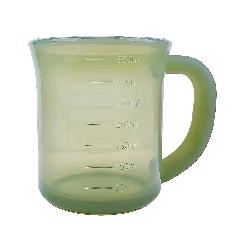 Silicone Graduated Cup, Silicone Water Cup And Measuring Cup, Anti-Drop Water Cup, Outdoor Water Cup, Visible Dual-Scale Liquid