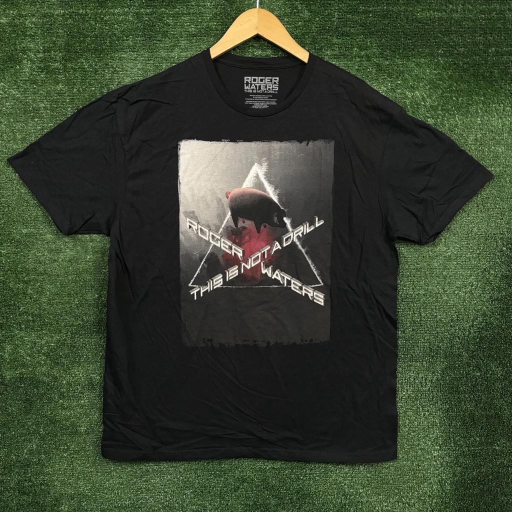 Roger Waters "This Is Not A Drill" Concert Tour Graphic Rock T-shirt Size XL