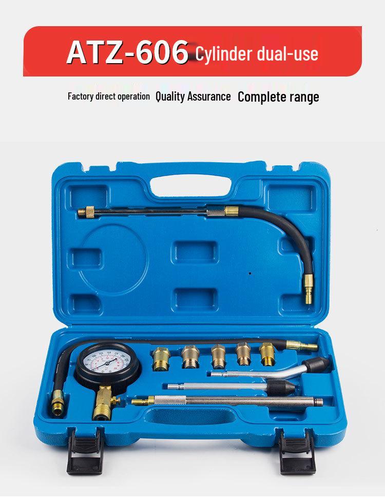 Dual-Use Multi-Function Car Cylinder Pressure & Fuel Gauge Detection Repair Tool