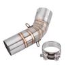 Motorcycle Muffler Link Pipe Motorcycle Full Exhaust System Center Pipe Connector for  900 2017-2018