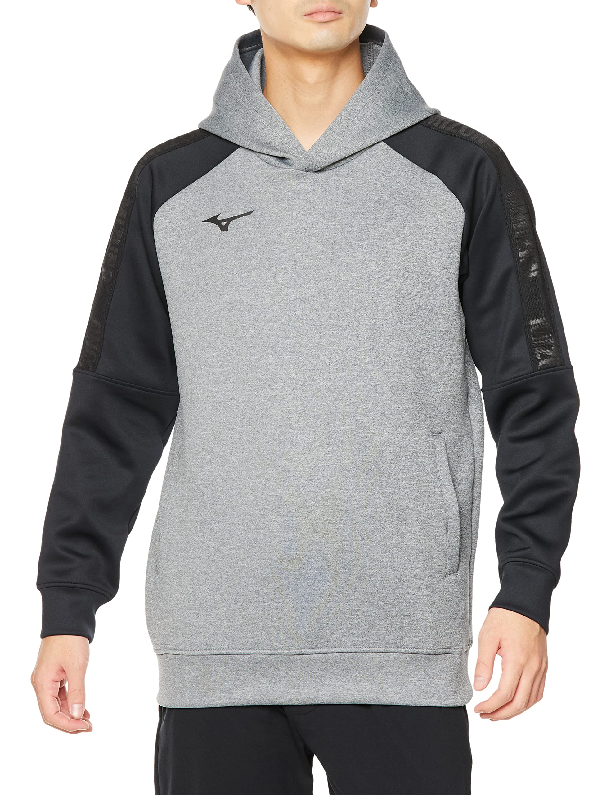 

Tennis Wear Stretch Sweat Hoodie Dynamotion Fit 62JC2501 Gray S [Mizuno] серый