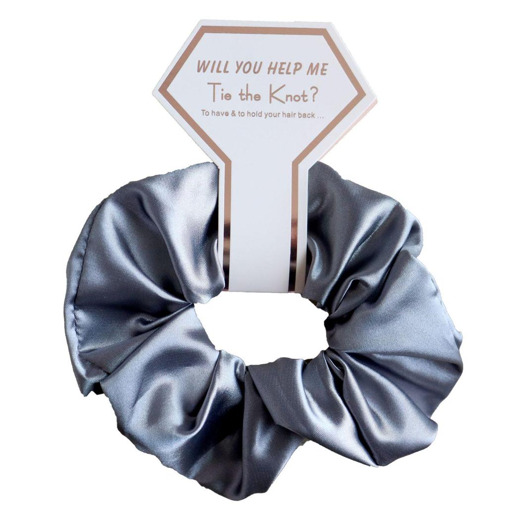 Women's Imitation Silk Satin Hair Tie and Headband - Light Luxury European and American Fashion