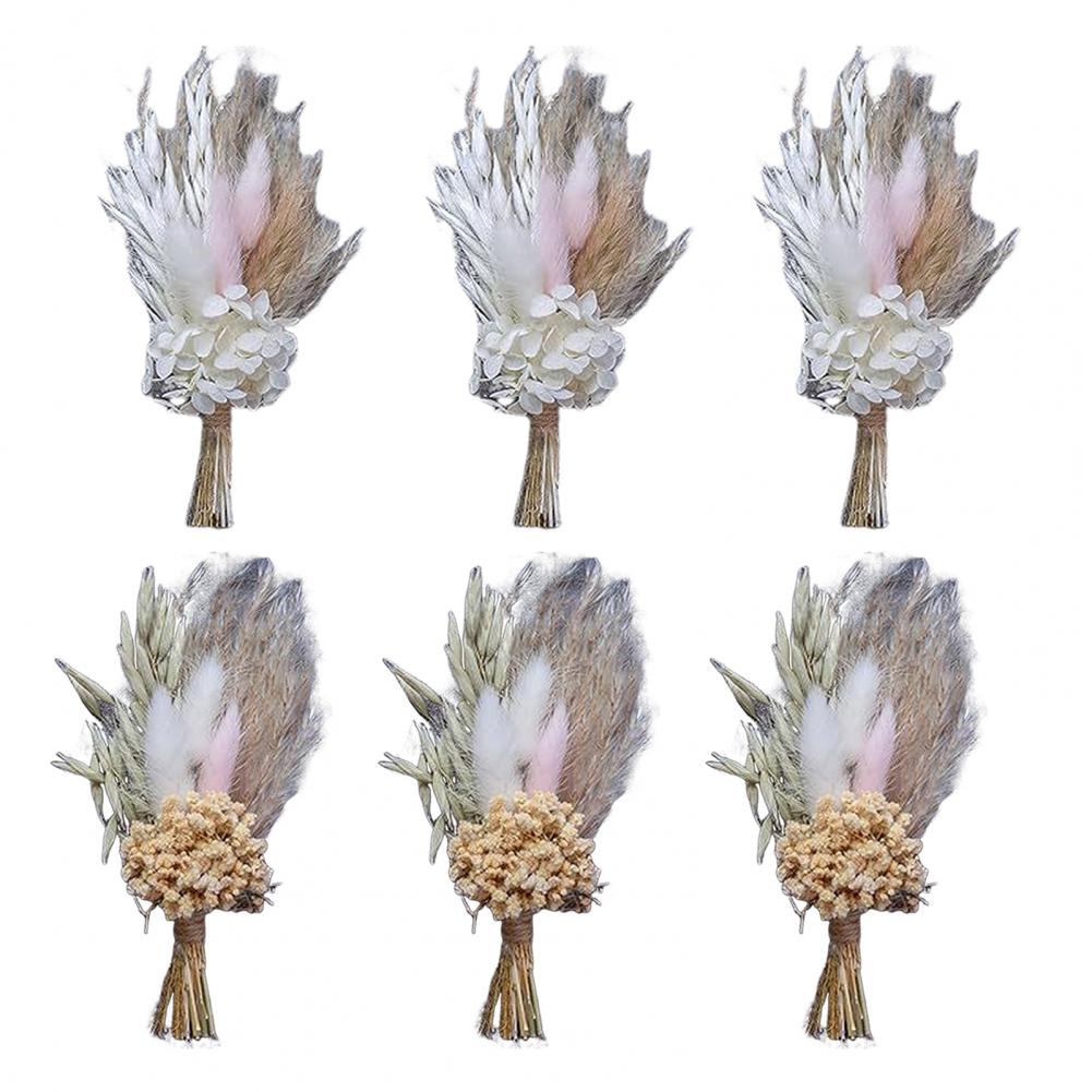 Wedding Dried Flower Decorative Dried Flower Bohemian Mini Flower Bouquet Set for Diy Crafts Vase Decor Wedding Party for Home