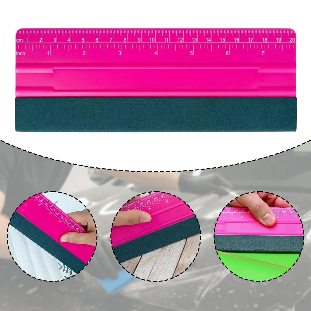 Felt Squeegee for Vinyl Multifunctional Edge Squeegee Craft Knife Sign Making Universal Vinyl Scraper Car Window Tint Tool