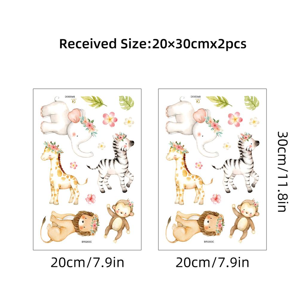 Cartoon Rabbit Wall Stickers for Kids Room Background Baby Nursery Wall Decals Living Room Decoration Bedroom Home Decor