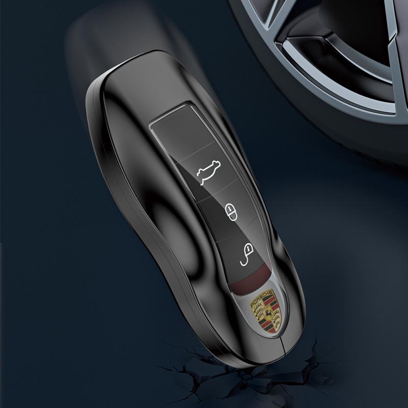 Aluminum Alloy Key Shell for Porsche Cayenne, Macan, 911, Panamera