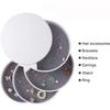 Dustproof Rotating Jewelry Organizer Velvet Lined Necklace Case Makeup Box  Birthday Gift