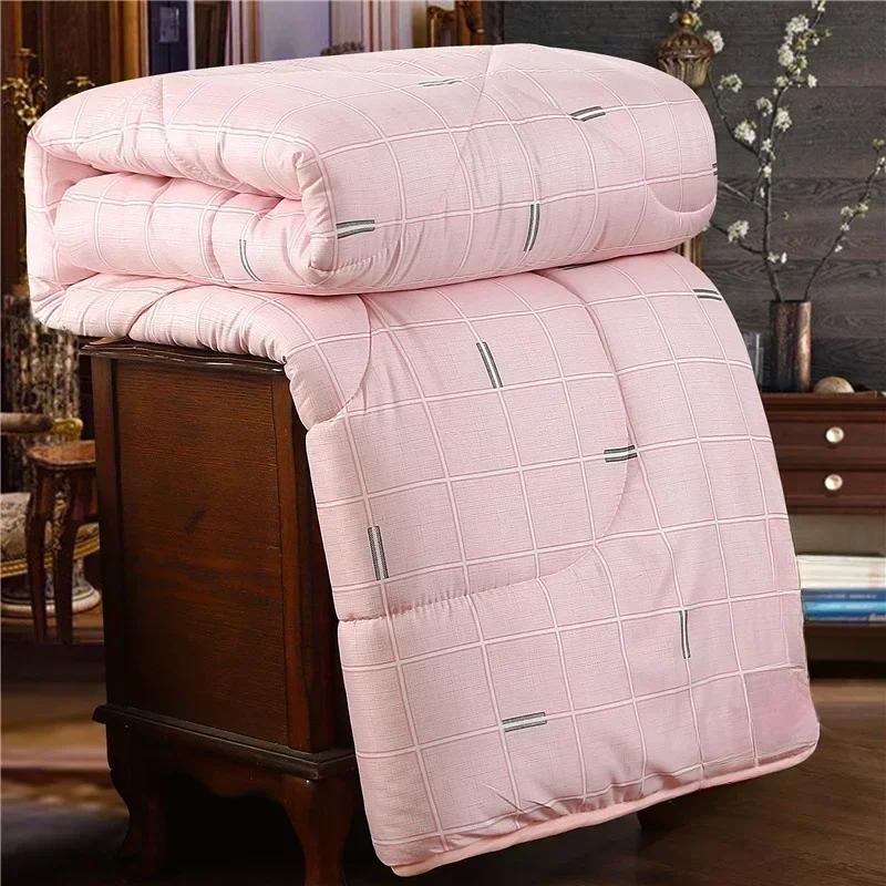 

Winter Thick Warm Printing Quilt Single/Double High-quality Duvet Fluffy Breathable Quilting Comfortable Soft Bedding Article 1.5x2m(1.5kg)