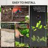 2m x 90m Weed Control Membrane, Heavy Duty Weed Control Barrier Fabric, 90gsm Ground Cover for Patios, Garden, Flower beds, Landscaping