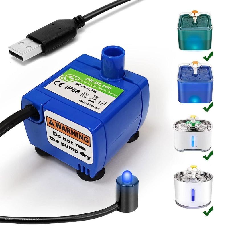 Compact and Portable Pet Water Pump Perfect for Indoor and Outdoor Use Convenient for Cat and Dog Owners on the Trips