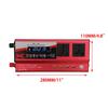 5000/6000W Car Power Converter DC 12V/24V To 220V AC LED Car Inverter Automatic Transformer Modified Sine Wave with 4USB