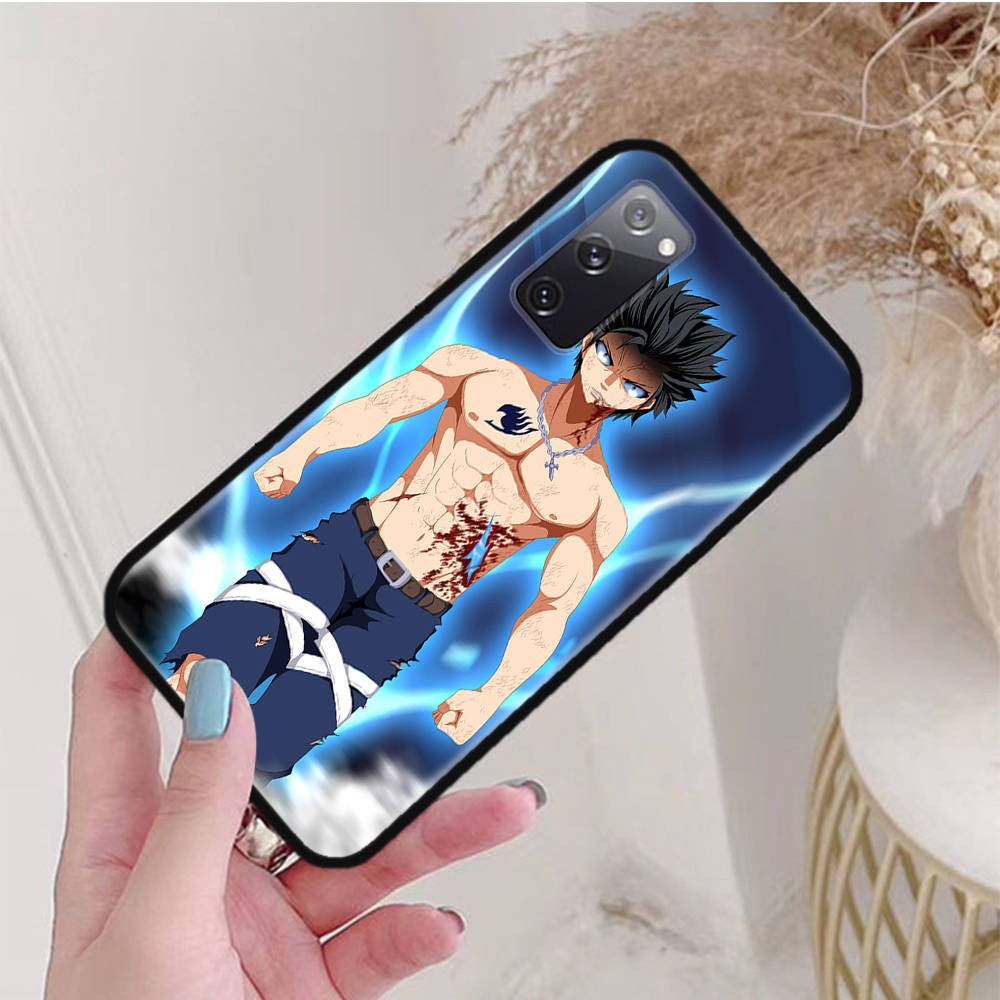 Black Case for OPPO Reno 8 6 5 4 Pro Plus Find X3 A17 A3 A31 A38 A40 A53 A54 A55 A74 A76 A78 A77 A80 A94 A95 A96 Lite W-64 Fairy Tail