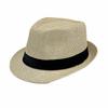 Ανδρικό Ψάθινο Καπέλο Fedora για τον Ήλιο το Καλοκαίρι Φαρδύ