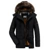Winter Cotton-padded Men's Medium and Long Fleece Thickened Loose Cotton-padded Jacket Casual Warm Jacket