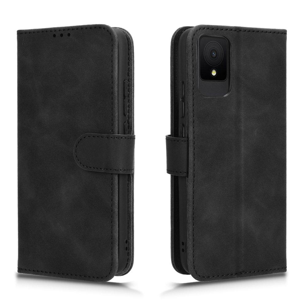 TCL 502 Wallet Card Slot Holder: Business Flip Leather Phone Case