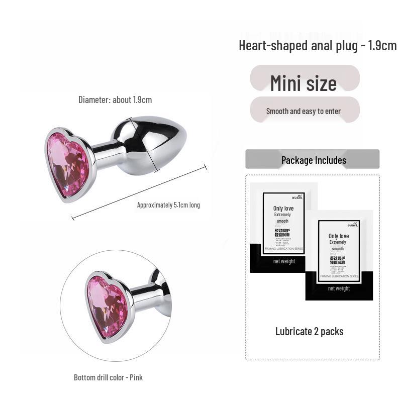 Metal Anal Plug: Beginner-Friendly Expander for Adults, Men & Women - G-Spot Massage, Dominance Play, and Punitive Toy