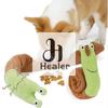 1 Stück Hund Quietschspielzeug Haustier Schnüffelplüsch Schnecken Spielzeug Tibetisches Futter Mahlzahn Puzzle Hundespielzeug zum Zähneputzen Futter Geruchstraining
