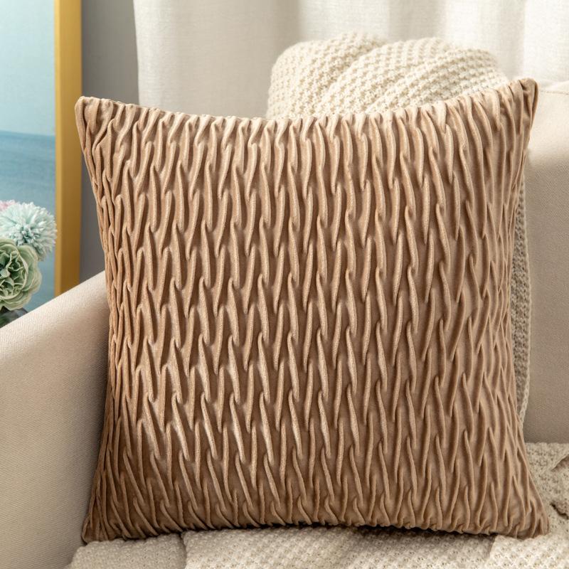 LMETJMA Super Soft Velvet Decorativo Throw Pillow Capas 45x45cm Luxo Estilo Almofada Capa de Almofada para Sofá Quarto JT414