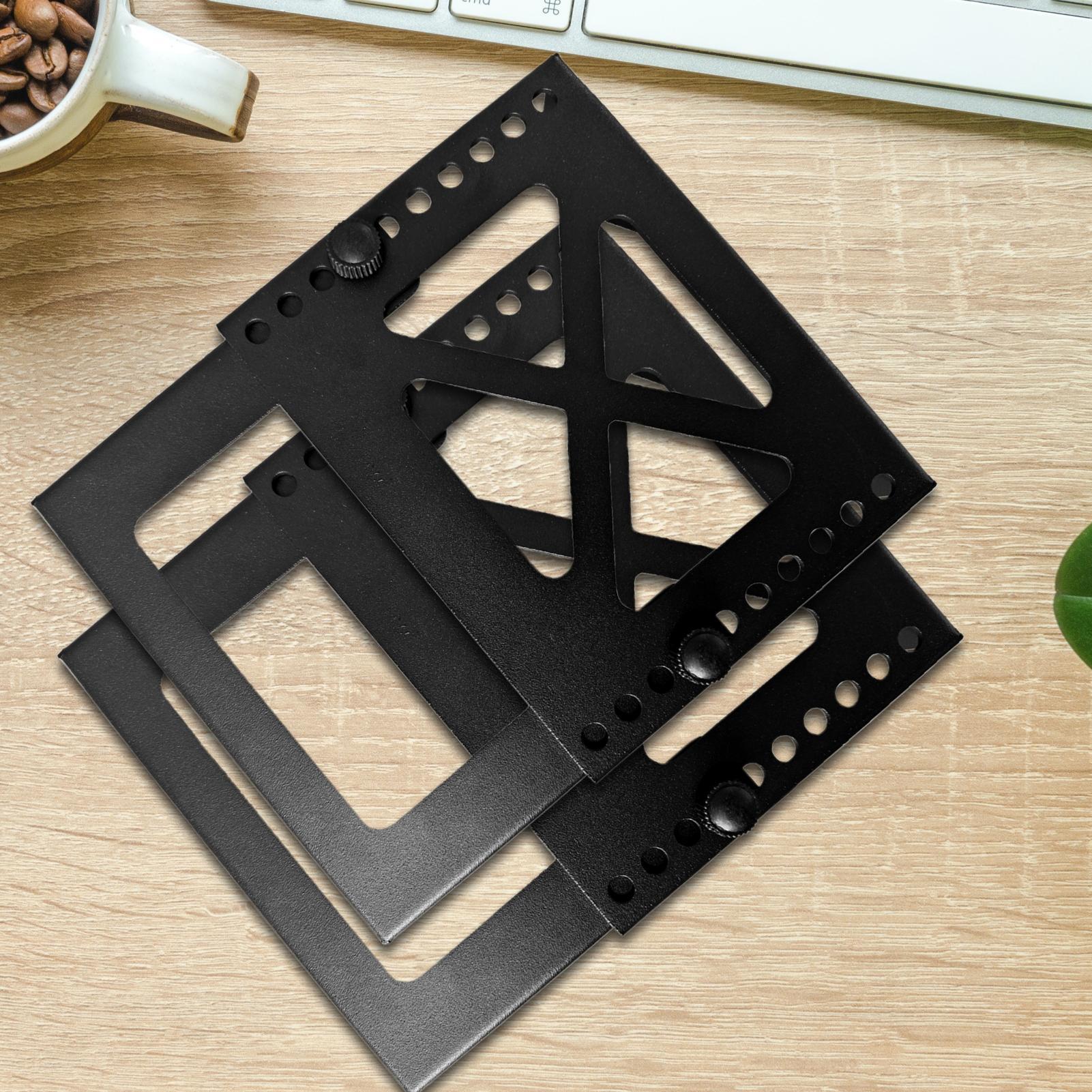 

Adjustable Secure Rack Gaming Console Organizers Under Desk Desktop PC Bracket Storage Holder for Game CN