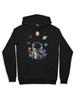 hoodie-Casual Pullover Sweatshirt Space Juggler Sweatshirt Astronaut Unisex