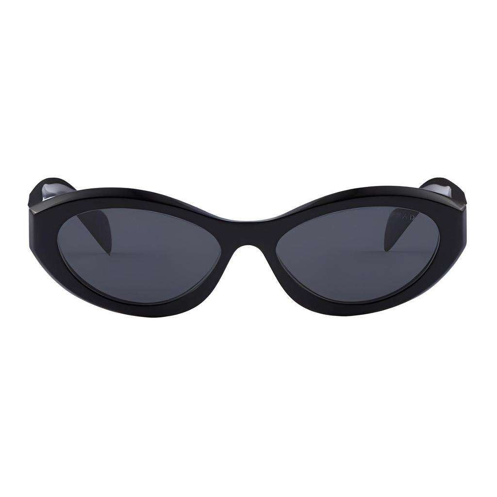 Prada Logo Detail Square Sunglasses Women sunglasses Black SPR26ZE16KC055FE08Z