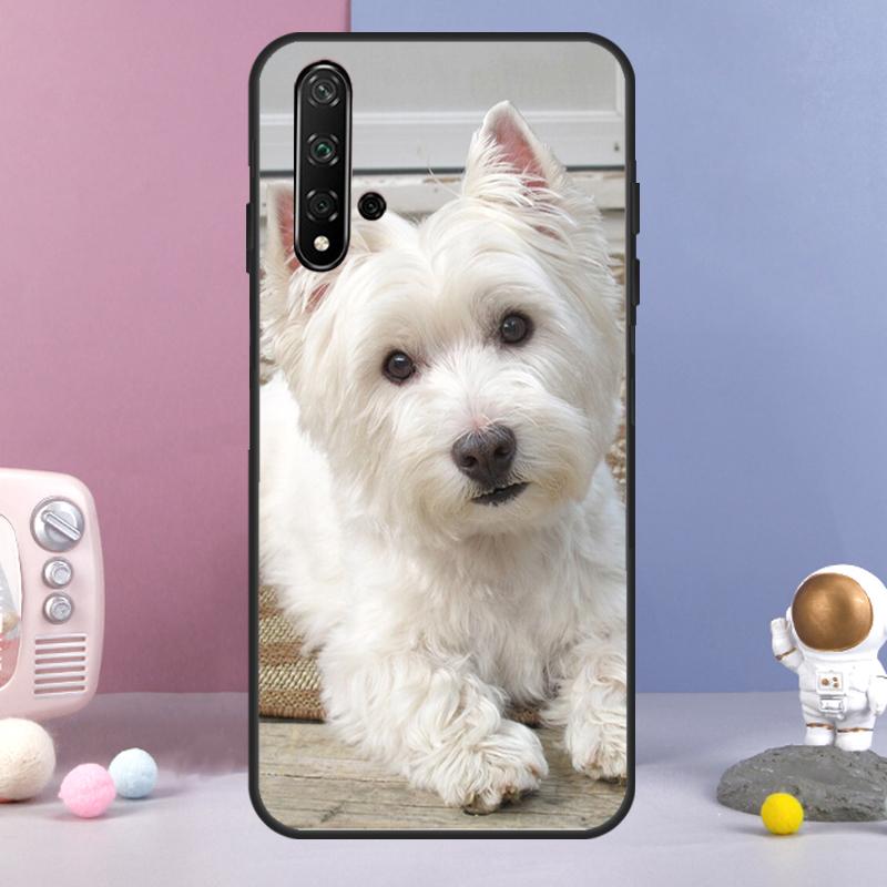 Westie Dog Cover For Huawei Nova Y61 Y91 Y60 Y70 Y90 9 10 SE 11 Pro 5T 11i 8i 3i P20 P40 P30 Lite Case