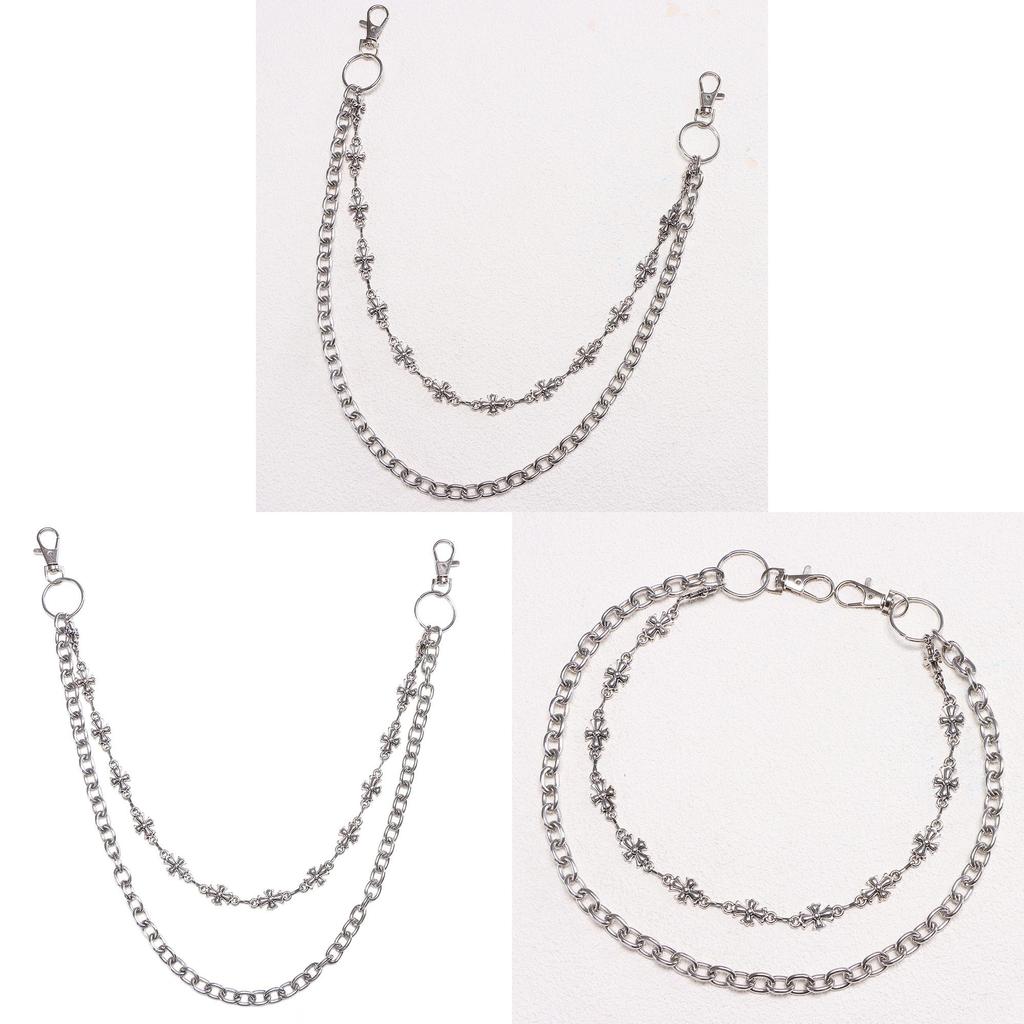 Hip Hop Jewelry Waist Chain With Cross Design For Men Fashion Accessories 2025 Winter